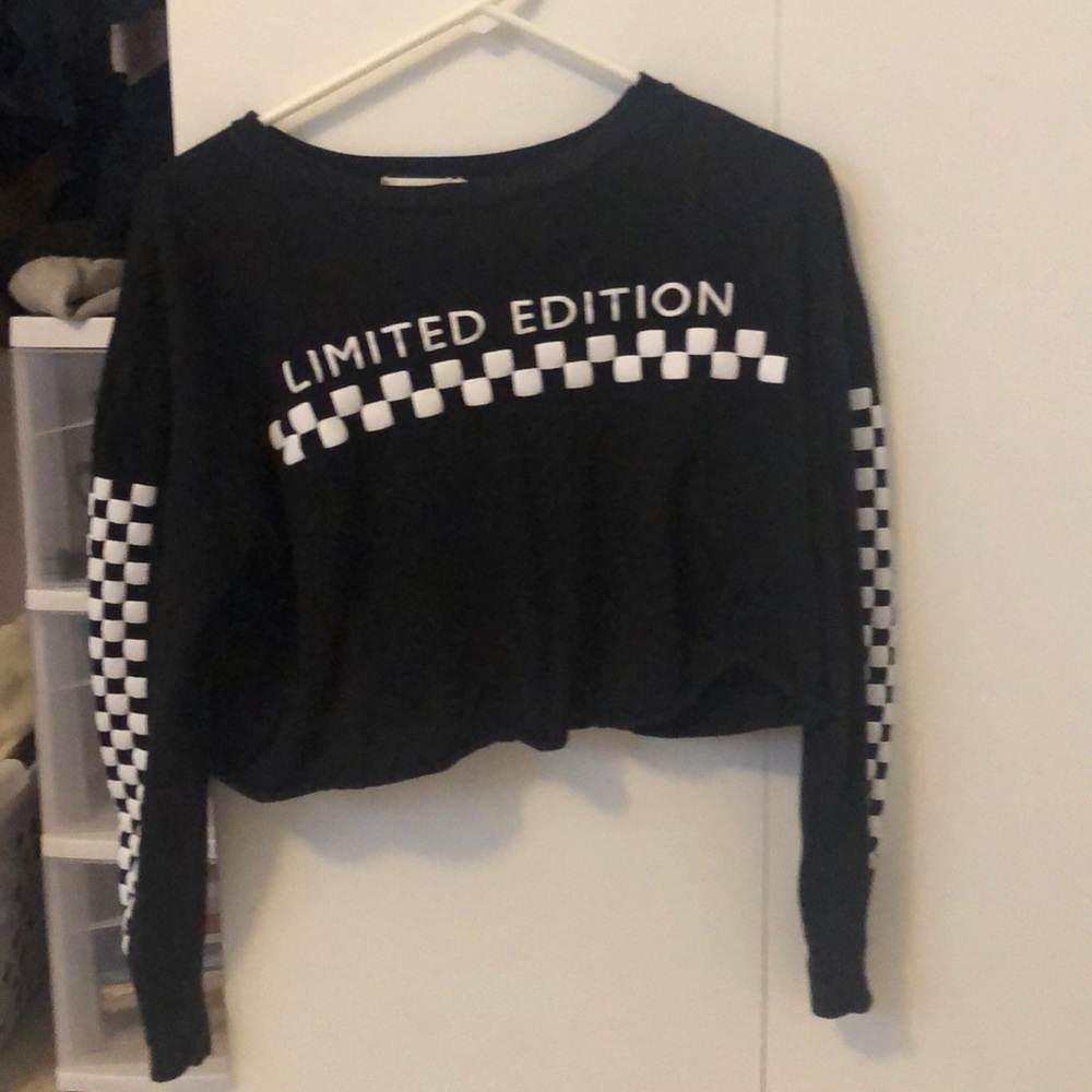 Limited addition crop top.